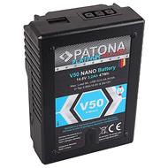 PATONA baterie V-mount pro digitální kameru Sony V50 3200mAh Li-Ion 14,8V 47Wh Platinum