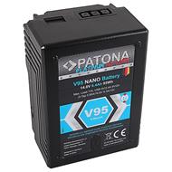 PATONA baterie V-mount pro digitální kameru Sony V95 6400mAh Li-Ion 14,8V  95Wh Platinum