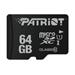 PATRIOT 64GB microSDHC Class10 bez adaptéru