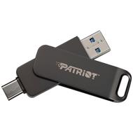 PATRIOT RAGE R550 128GB / USB Typ-A + USB Typ-C / USB 3.2 Gen 1 / šedá