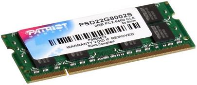 Patriot SO-DIMM DDR2 2GB SL PC2-6400 800MHz CL6