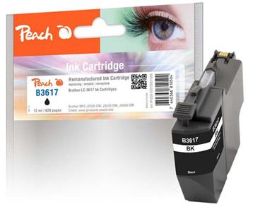 PEACH kompatibilní cartridge Brother LC-3617 black, 12ml