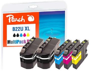 PEACH kompatibilní cartridge Brother LC22U XL MultiPack Plus