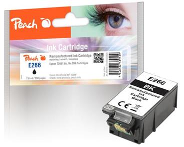 PEACH kompatibilní cartridge Epson 266 black, 7.6ml