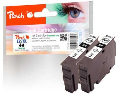 PEACH kompatibilní cartridge Epson No.27XL Twin-Pack, PI200-471, 2x Black, 2x 14 ml