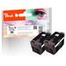 PEACH kompatibilní cartridge Epson No.27XL Twin-Pack, PI200-472, REM, 2x Black, 2x 20 ml