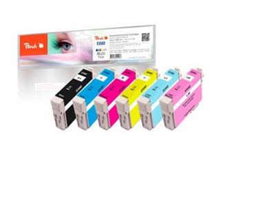 PEACH kompatibilní cartridge Epson T0807 MultiPack, 6x8,2 ml