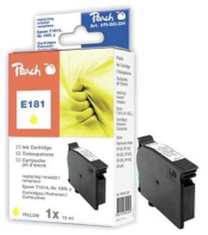 PEACH kompatibilní cartridge Epson T1814, Yellow, 10 ml