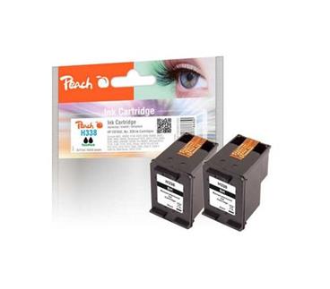 PEACH kompatibilní cartridge HP CB331E, No 338*2 TwinPack, 2x black