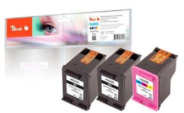 PEACH kompatibilní cartridge HP No 304XL MultiPack Plus, 2 x black, 1 x color