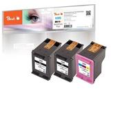 PEACH kompatibilní cartridge HP No 305 MultiPack Plus, 2xblack, color