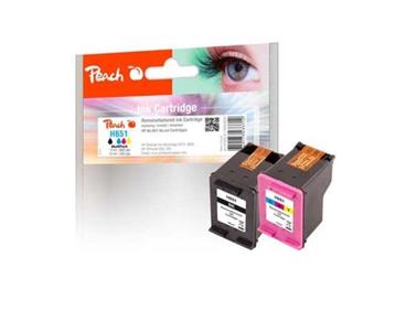 PEACH kompatibilní cartridge HP No 651 MultiPack, black, color