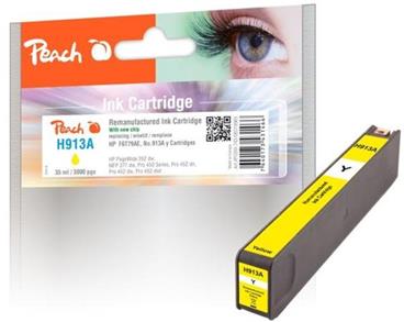 PEACH kompatibilní cartridge HP No. 913A, žlutá, F6T79AE, 35ml