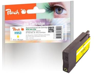 PEACH kompatibilní cartridge HP No. 953, žlutá, F6U14AE, 10ml