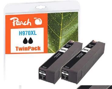 PEACH kompatibilní cartridge HP OJ X451 CN625AE, PI300-603, No970XL TwinPack, black