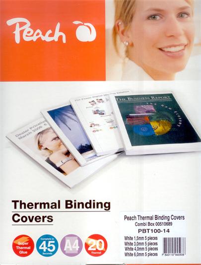 PEACH Termodesky pro termální vazbu pro Thermal Binder, set