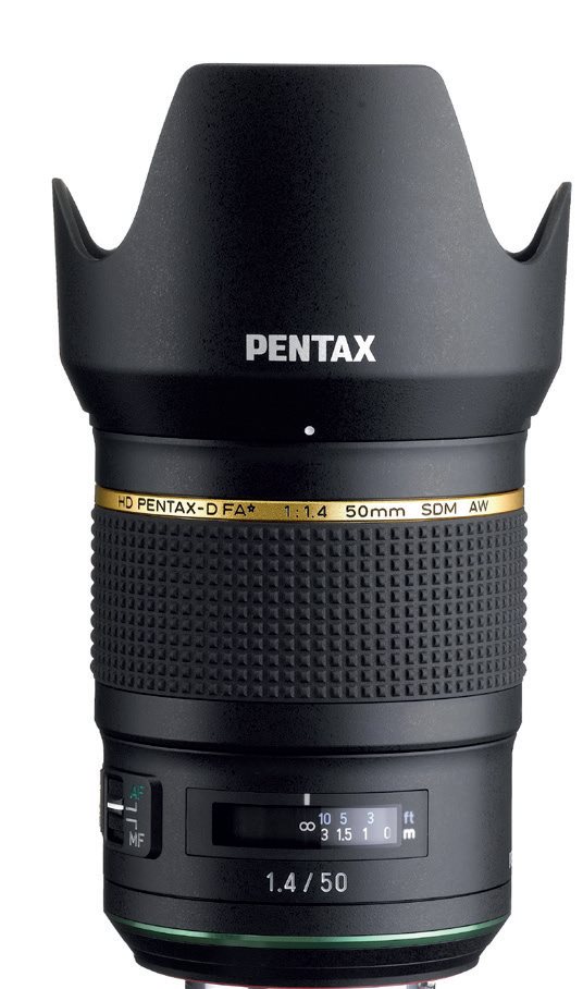 Pentax HD D FA 50 mm F1.4 SDM AW