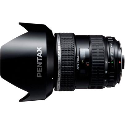 Pentax smc FA 645 45-85mm f/4.5 77mm, 76°-44.5°, 0,5 m, sluneční clona