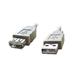 PeremiumCord Kabel USB2.0 A-A 3m prodlužovací (A-M/A-F)