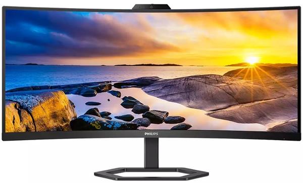 PHILIPS 34" LED 34E1C5600HE / VA/ 3440x1440@100Hz/ 4ms/ 300cd/ 3000:1/HDMI/DP/ USB-C/ USB/ repro/VESA