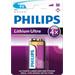 Philips baterie 9V Ultra lithium
