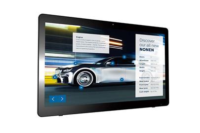 Philips LCD 24" 24BDL4151T - Touch display, 24/7, Android, 23.6", VA 8bit,touch, E-LED, 1920x1080, 250cd/m2, 500000:1