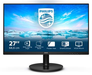 Philips LCD 271V8L 27" VA/1920x1080@75Hz/4ms/250cd/VGA/HDMI/VESA