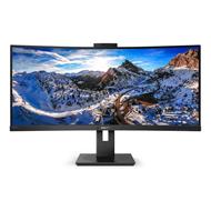 Philips LCD 346P1CRH 34" zakřivený VA/3440x1440@100Hz/4ms/80mil:1/500cd/DP/HDMI/4xUSB/USB-C dock/RJ45/webcam/repro/VESA