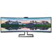 Philips LCD 499P9H 48,8" zakřivený VA 4K/5120x1440@70Hz/5ms/450cd/2xHDMI/DP/3xUSB/USB-C dock/RJ45/Webcam/Repro/HAS/VESA