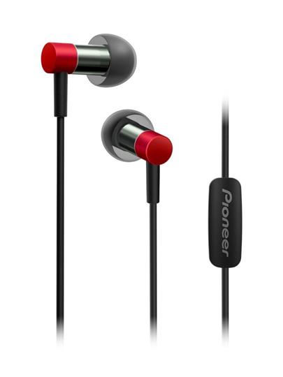Pioneer SE-CH3T-R prémiová Hi-Res Audio sluchátka do uší - červená