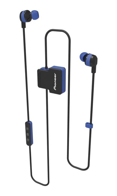 Pioneer SE-CL5BT-L bezdrátová sportovní sluchátka do uší ClipWear Active - modrá