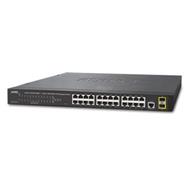 PLANET GS-4210-24T2S Switch 24 x 10/100/1000 + 2x 100/1000 SFP, WebSmart/SNMP, kov, rack