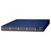 Planet GS-4210-48P4S PoE switch L2/L4, 48x 1000Base-T, 4x SFP, Web/SNMPv3, extend 10Mb/s, 802.3at 600W