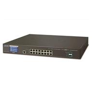 PLANET GS-5220-16T2XV, L3 Smart switch 16xGb, 2x SFP+ 10Gbase-X, Web/LCD+ONVIF