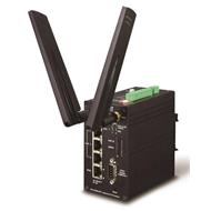 Planet ICG-2420-LTE IoT/M2M průmyslová brána, 1x WAN+3x LAN, 3x COM, I/O, VPN router, DIN, IP40, -20 až 75C