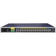 Planet IGS-6325-20S4C4X, 24x SFP 100/1000Base-X, 4x 10Gb SFP+, 4x TP, L3, WEB/SNMPv3, -40 až 75°C, AC+DC, IP30, fanless