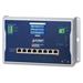 Planet Industrial L2+ 8-Port 10/100/1000T 802.3bt PoE + 2-Port 1G/2.5G SFP Wall-mount Managed Switch with LCD Touch