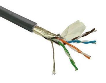 PLANET kabel FTP, drát, 4pár, Cat 5e, PE venkovní, Planet Elite, Dca (balení 1km)