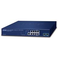 Planet MGS-6320-8T2X L3 switch, 4x Gb, 4x 2.5G, 2x 10G SFP+, Web/SNMPv3, VLAN, QoS, RIPv2/OSPFv2/OSPFv3, management