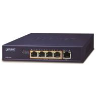 Planet PoE/LAN extender, 1xPoE-in, 4xPoE-out 65W, 802.3bt/at/af, Gigabit