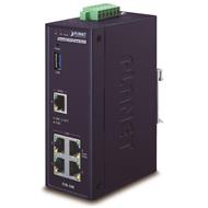 PLANET VR-100 průmyslový router, firewall, VPN, QoS, 2x Gbit WAN, 3x Gbit LAN, fanless, IP30, -40až+75st, 9-48VDC