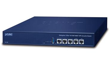PLANET VR-300 Enterprise router, firewall, VPN, VLAN, QoS, 2x WAN, fanless, high availability, AP controler, Radius
