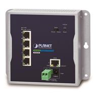 Planet WGR-500, průmyslový router, 1xWAN 1Gbps, 4xLan 1Gbps, DIN, dual 9-48VDC, -10 až 60°C