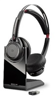 PLANTRONICS Bluetooth Headset Voyager Focus UC B825-M, včetně nabíjecího stojánku