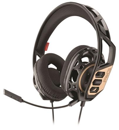 PLANTRONICS herní sluchátka s mikrofonem RIG 300 pro PC, černá