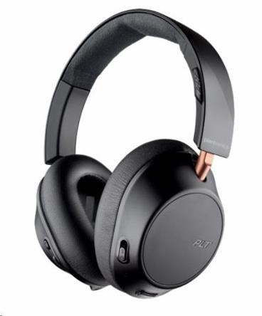 PLANTRONICS stereo Bluetooth Headset Backbeat GO 810, šedá