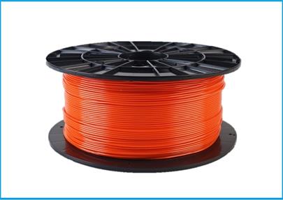 Plasty Mladeč tisková struna/filament 1,75 PETG oranžová, 1 kg