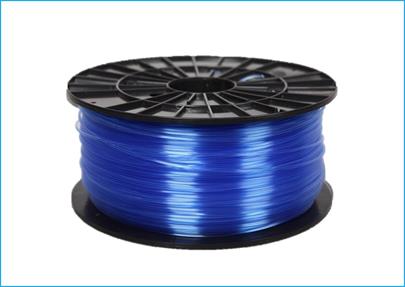 Plasty Mladeč tisková struna/filament 1,75 PETG transparentní modrá, 1 kg