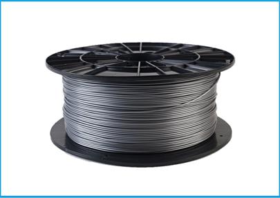 Plasty Mladeč tisková struna/filament 1,75 PLA stříbrná, 1 kg