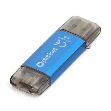 PLATINET PENDRIVE USB 3.0 + Type-C 32GB BLUE [45452]